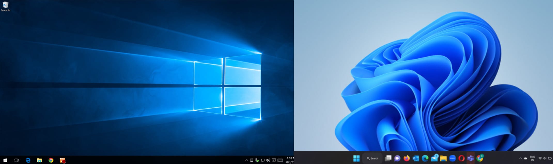 Differences between Windows 10 and Windows 11