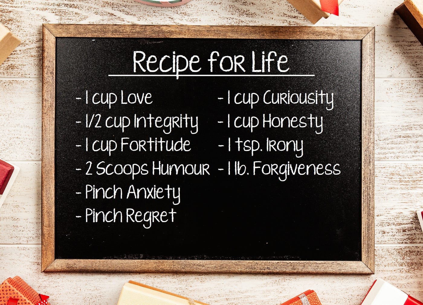 Life is like a Recipe