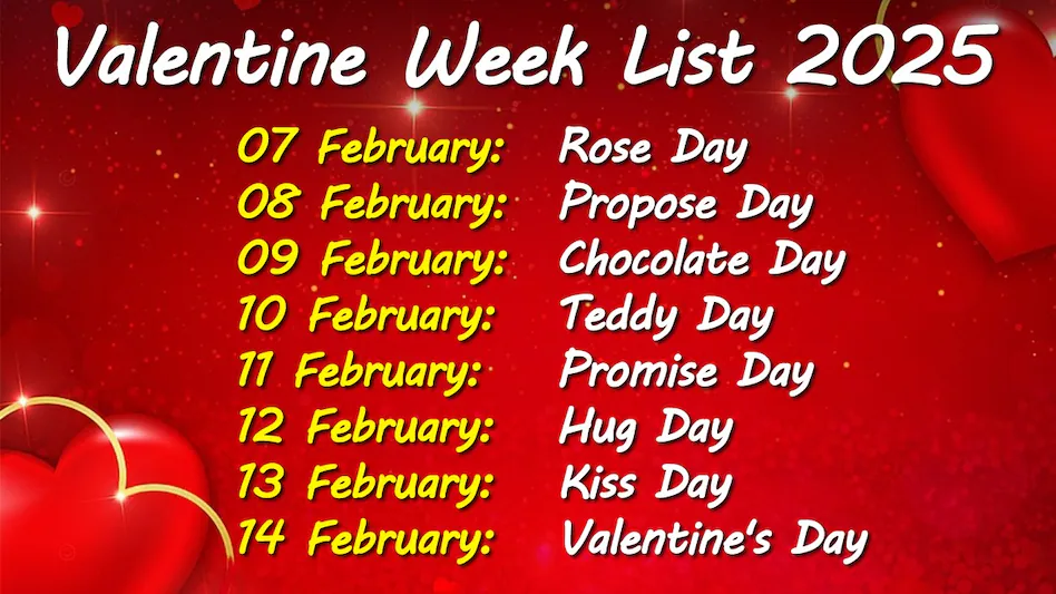 Valentine week 2025