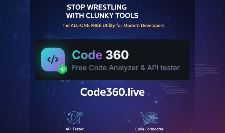 Code360 – The All-in-One Free Utility for Modern Developers