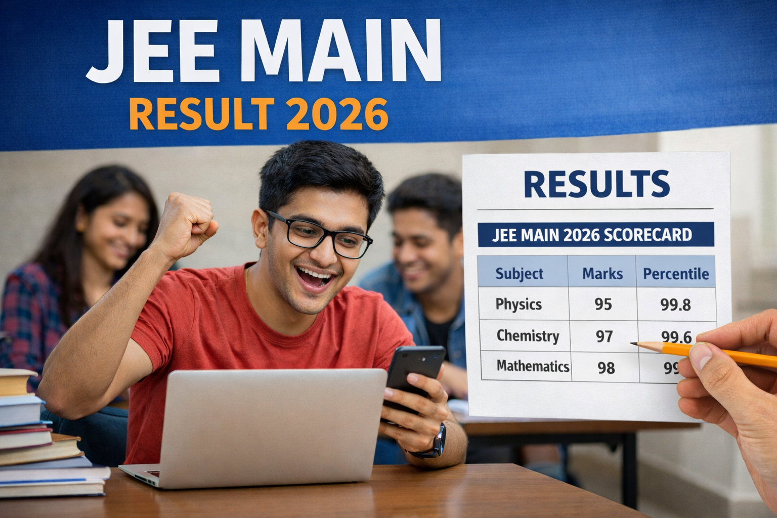 JEE Mains 2026 Result BoundLock